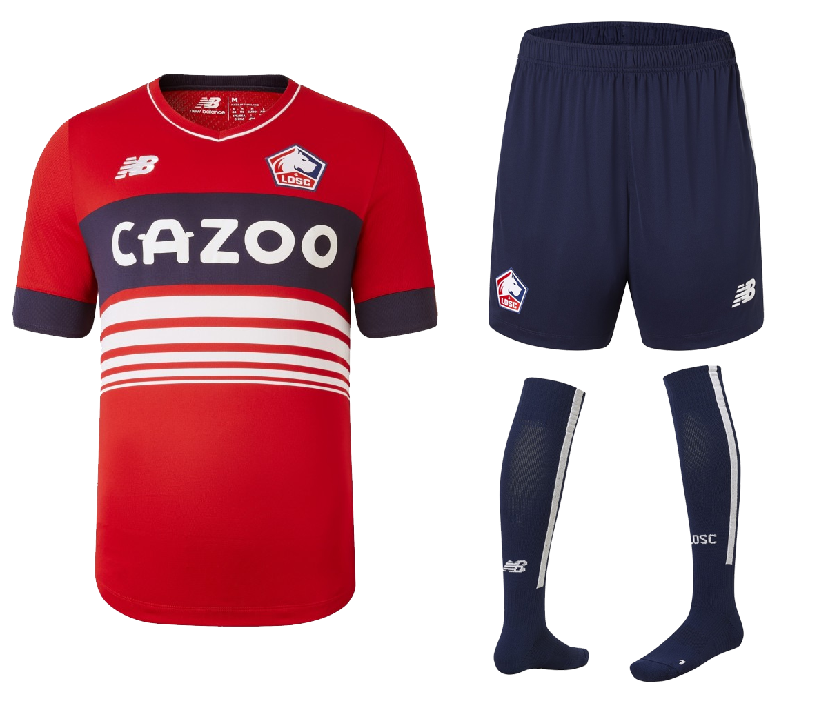 MAILLOT-ENFANT-JUNIOR-LILLE-LOSC-DOMICILE-2022-2023 KITS ENFANT/JUNIOR LOSC DOMICILE 2022/2023 – Image 1