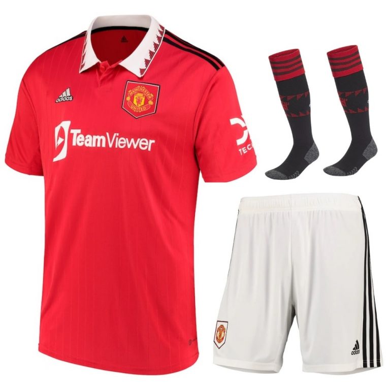 MAILLOT-ENFANT-MANCHESTER-UNITED-2022-2023 MAILLOT ENFANT/JUNIOR MANCHESTER UNITED DOMICILE 2022/2023 – Image 1