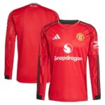 Maillot Manchester United Domicile Manches Longues Homme 2025 2026 – Image 2