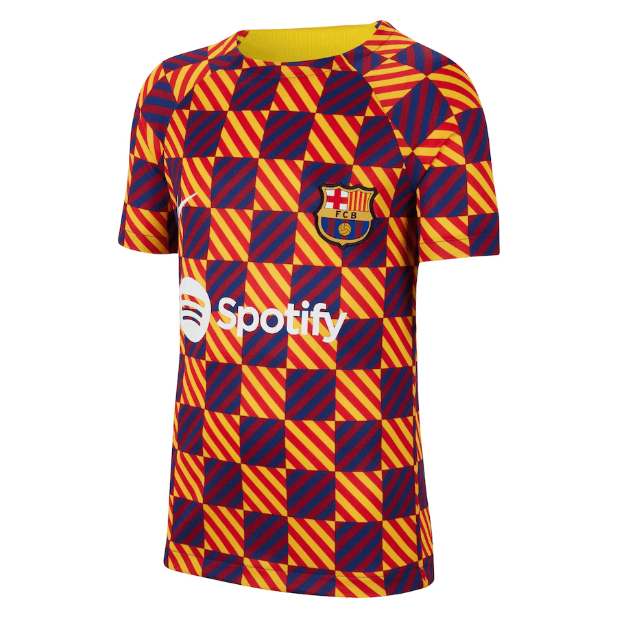 Maillot-Prematch-Barcelone-Catalogne MAILLOT PREMATCH FC BARCELONE 2022/2023 – Image 1