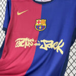 FC BARCELONE MAILLOT FOOT DOMICILE 2024/2025 TRAVIS SCOTT CACTUS JACK – Image 3