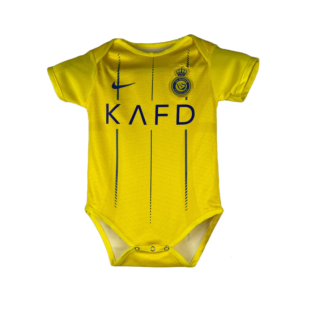 body-bebe-al-nassr-domicile-2023-2024 Body Bebe Ronaldo Al Nassr Foot 2023-2024 – Image 1