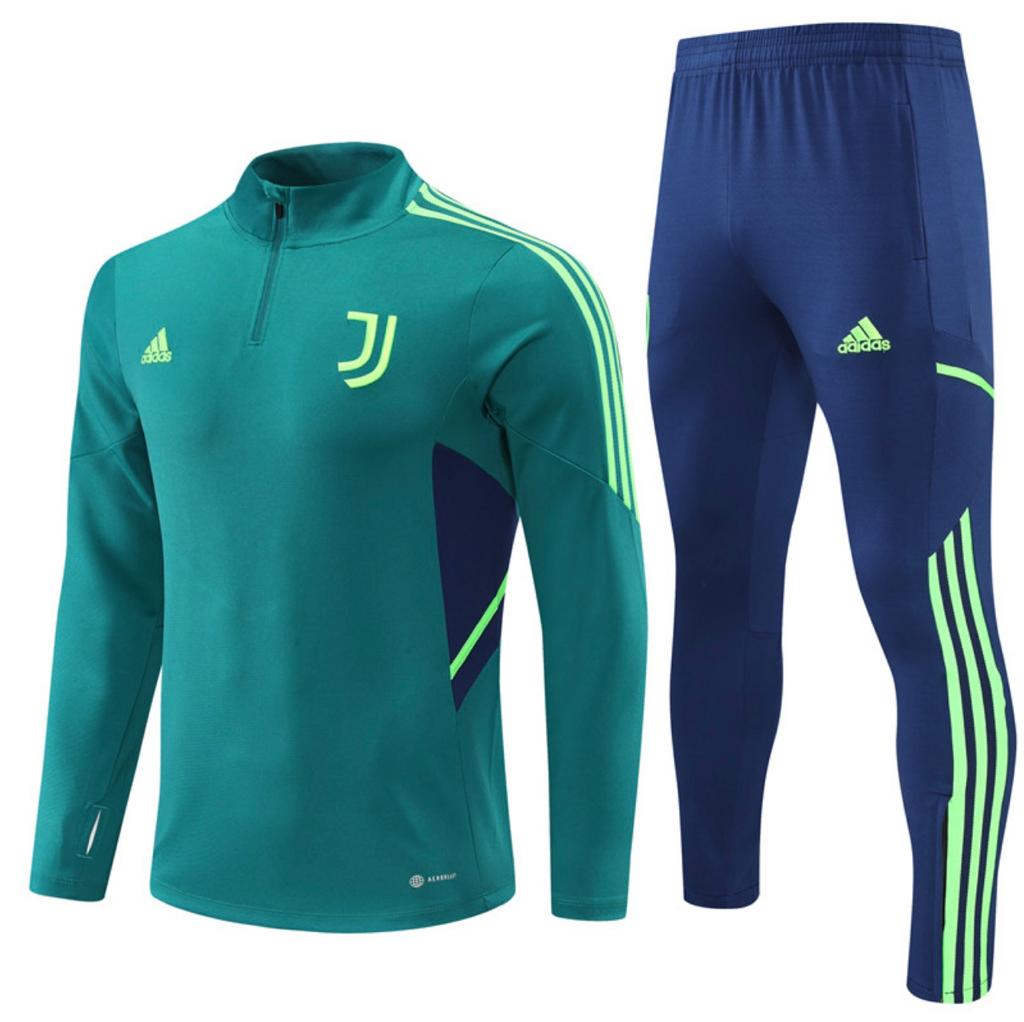 survetement-juventus-vert-bleu SURVÊTEMENT JUVENTUS EXTÉRIEUR 2022/2023 – Image 1